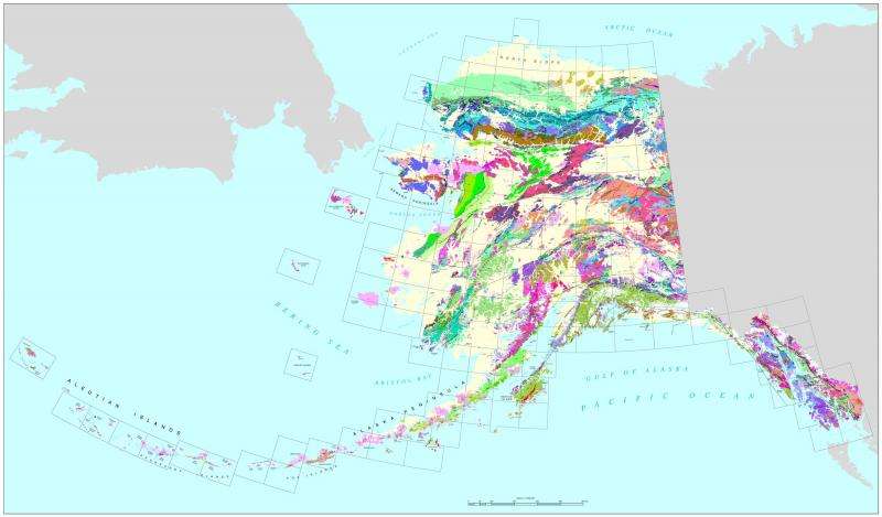 First ever digital geologic map of Alaska published