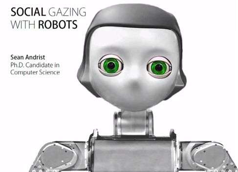 Robot-human eye contact helps conversation flow