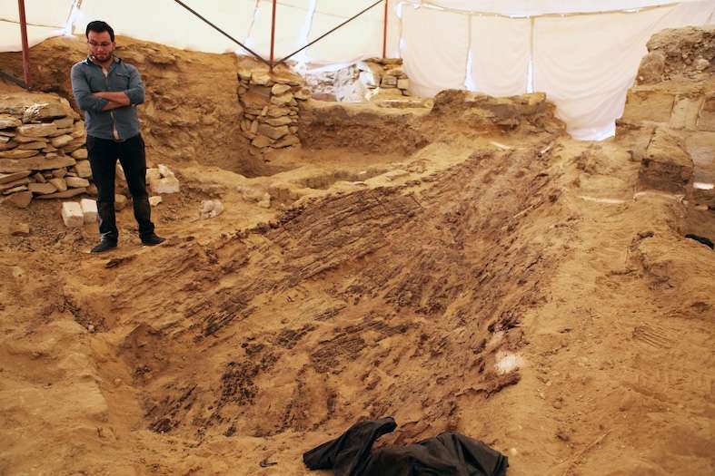 Archaeologists unearth unique Egyptian boat from the pyramid age