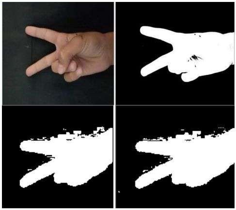 Researchers create a new database for V sign biometric