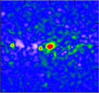 Possible signature of dark matter annihilation detected