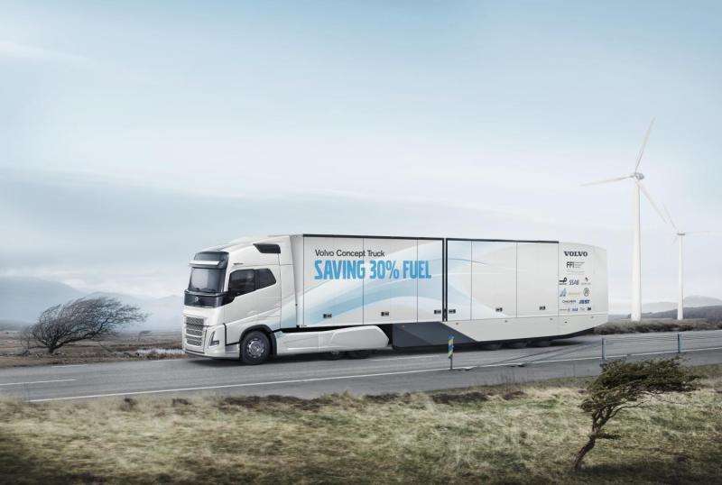 Volvo Trucks’ new concept truck cuts fuel consumption by more than 30%