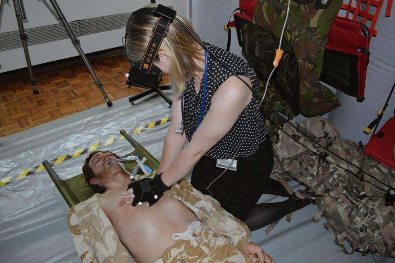 Virtual reality 'Chinook' to help train medics in UK Armed Forces