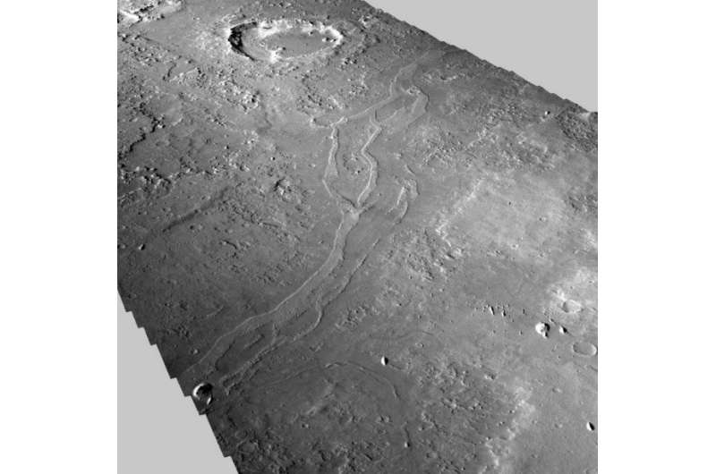 Fossilized rivers suggest warm, wet ancient Mars