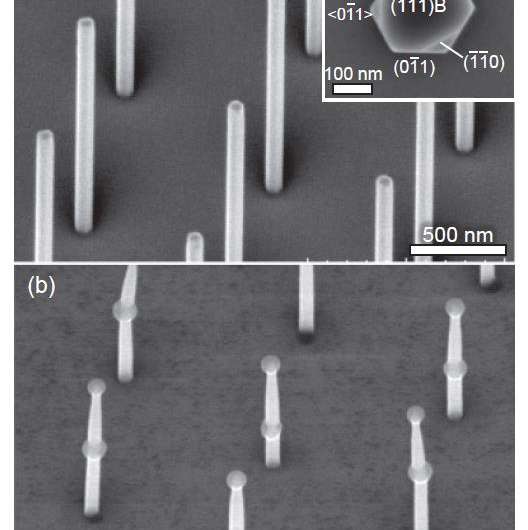 A novel method of making high-quality vertical nanowires