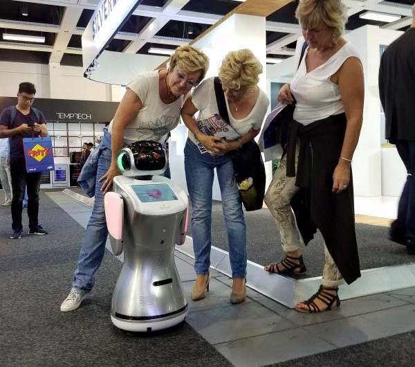 Humanoid service robot is showcased in Berlin