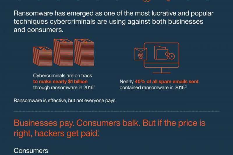 Businesses more likely to pay ransomware than consumers, study says
