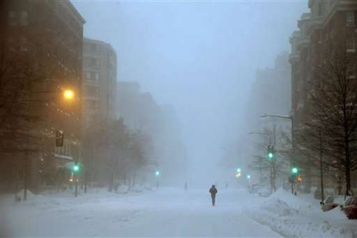 Blizzard brings much of US East Coast to a standstill
