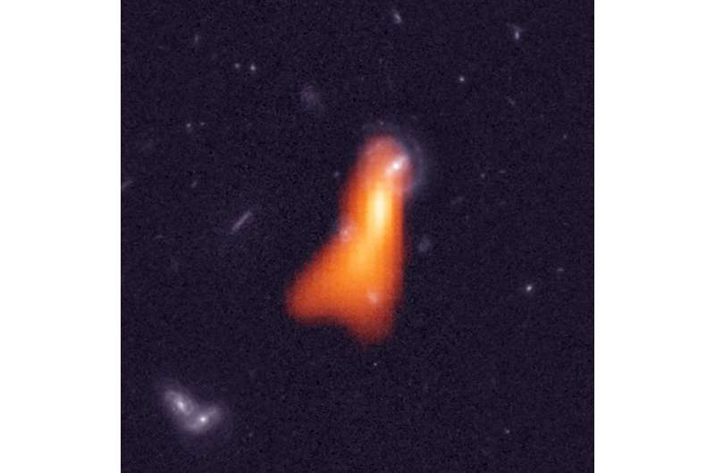 Astronomers smash cosmic records to see hydrogen in distant galaxy