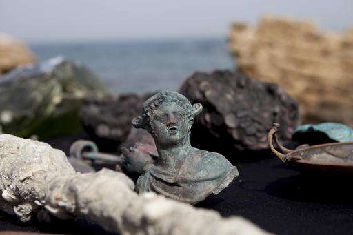 Israeli divers uncover trove of shipwrecked Roman treasure
