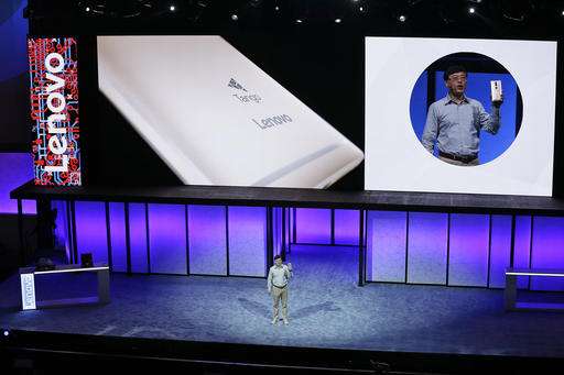 Lenovo, Google unveil phone that knows its way around a room