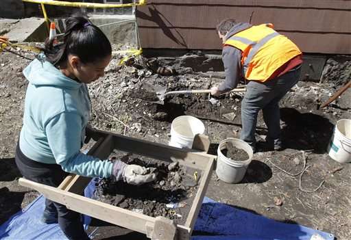 Archaeologists digging at Malcolm X's boyhood home in Boston