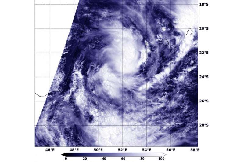 NASA sees Tropical Storm 10S form