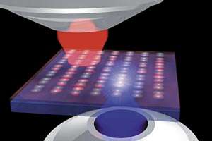 Researchers develop material with optical properties that can be modified on a small scale by laser light