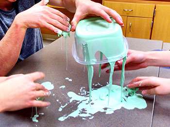 A crack in the mystery of 'oobleck' -- friction thickens fluids