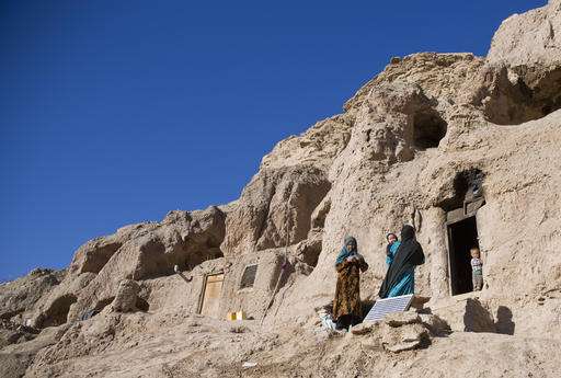Afghan cave dwellers brace against a shifting landscape
