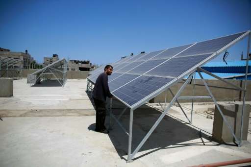 A growing number of Gazans fed up with their erratic electricity supply are turning to solar power in an area where the sun shin