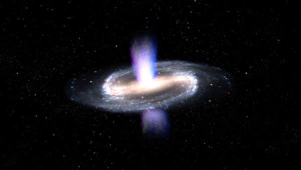 A Milky Way twin swept by an ultra-fast X-ray wind