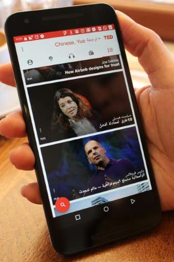 An overhauled TED application for Android smartphones adds local languages in which to navigate pages and search for &quot;Talks