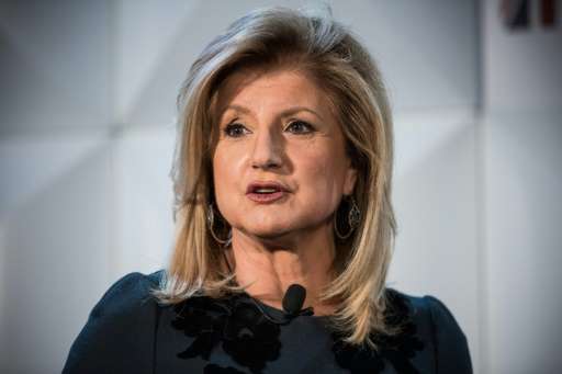 Arianna Huffington pictured on February 11, 2015, said she would be stepping down as editor-in-chief of the Huffington Post, whi