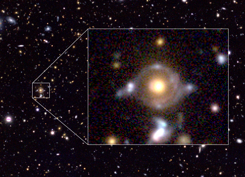 Astronomers find new, ancient source of gravitational lensing