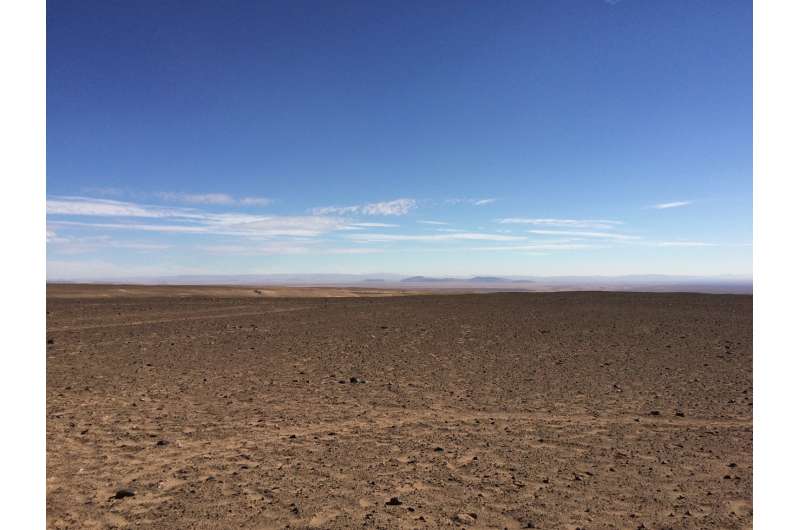Atacama Desert may have harbored lakes, wetlands