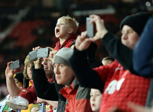 At least 70 per cent of football fans use their smartphone while in a stadium watching a game, according to a data and analytics