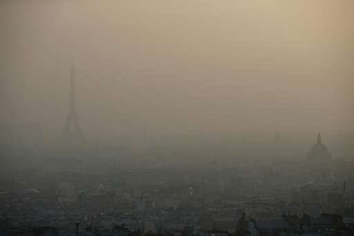 Average PM10 particulate levels have fallin in 75% of EU locations monitored