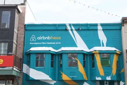A view of the Airbnb Haus on January 24, 2016 in Park City, Utah, Airbnb co-founder Joe Gebbia says &quot;hospitality has been a