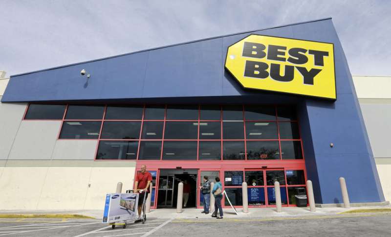 Best Buy offers weak profit view, says CFO stepping down