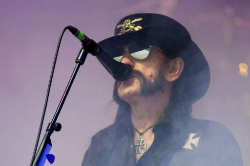 British rock band Motorhead's lead singer Ian &quot;Lemmy&quot; Kilmister performs on June 26, 2015