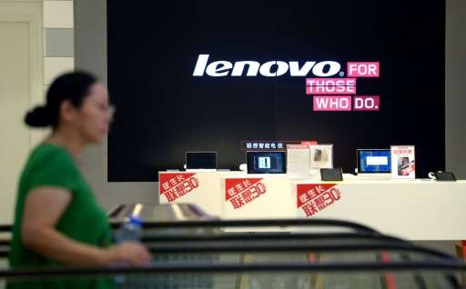 Chinese technology giant Lenovo reported a $128 million net loss for the year ending March 31, compared with a net profit of $82