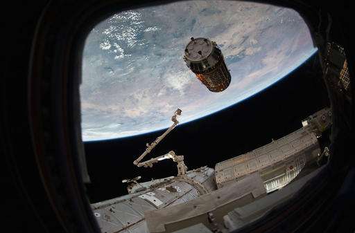 Christmas delivery at space station, courtesy of Japan
