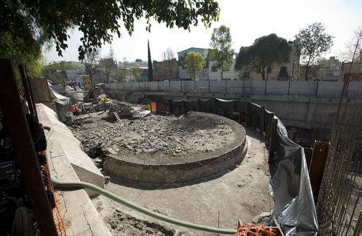 Circular temple to god of wind uncovered in Mexico City