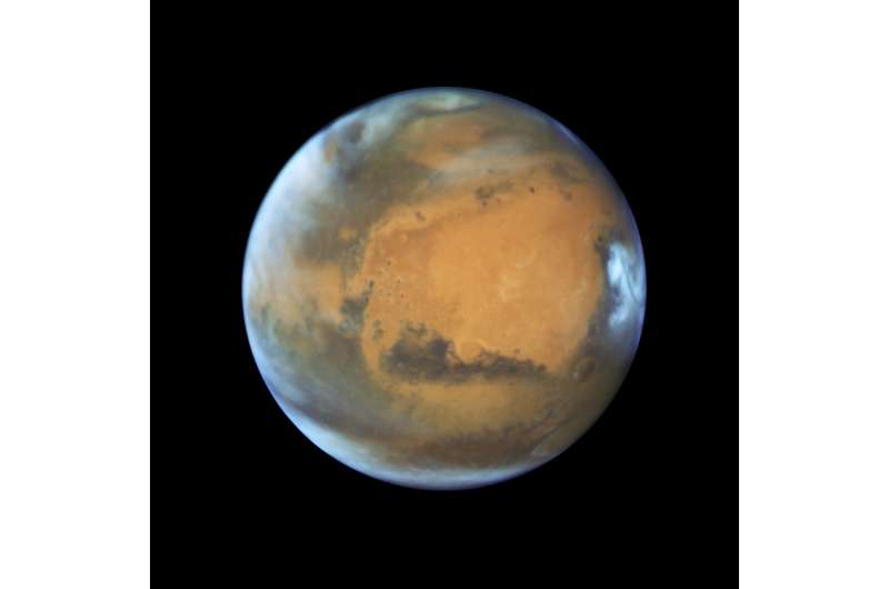 Close-up of the Red Planet