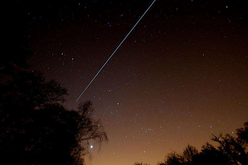 Cosmic coincidence: the International Space Station passes by Venus and Saturn
