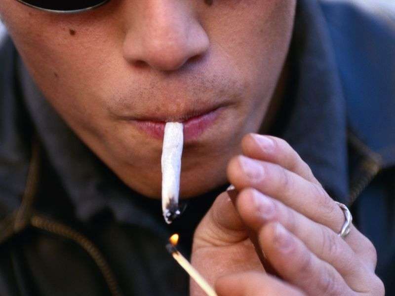 Could regular pot smoking harm vision?