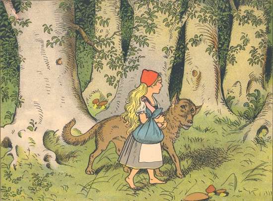 Data analysis of of Little Red Riding Hood