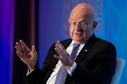 Director of National Intelligence James Clapper speaks at the 2016 Intelligence and National Security Summit in Washington, DC, 
