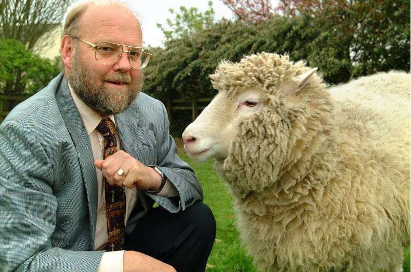 Dolly the Sheep with Professor Ian Wilmut