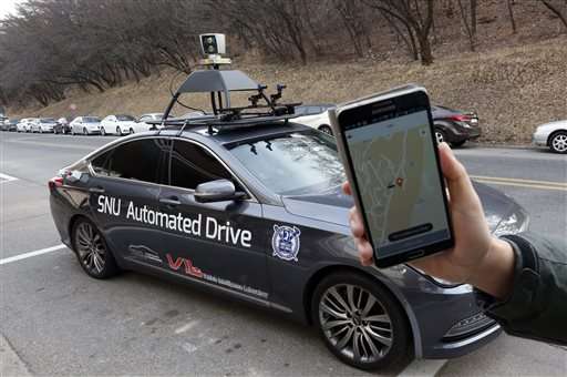 Driverless taxi on Seoul campus offers glimpse of future