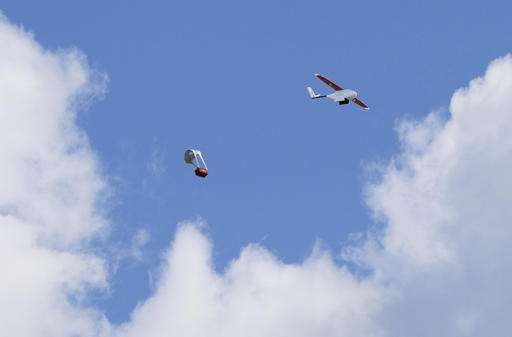 Drone company demos how blood air-drops will work in Rwanda