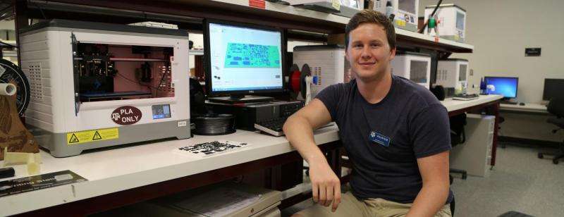 Engineering student designs tactile maps for people who are visually disabled