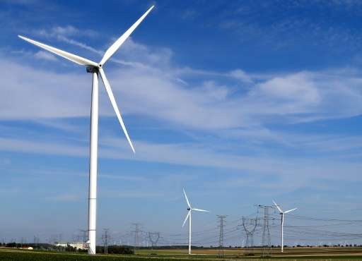 Environment Minister Segolene Royal said the number of wind farms would double in France, while electricity obtained from solar 