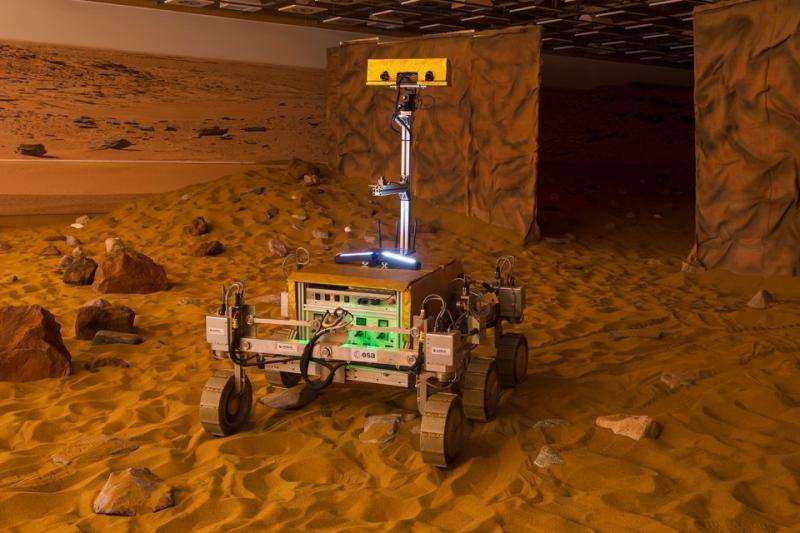 ESA astronaut Tim Peake controls British-built rover from space