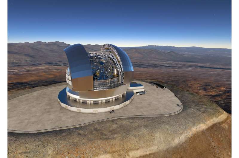 ESO signs largest ever ground-based astronomy contract for E-ELT dome and structure