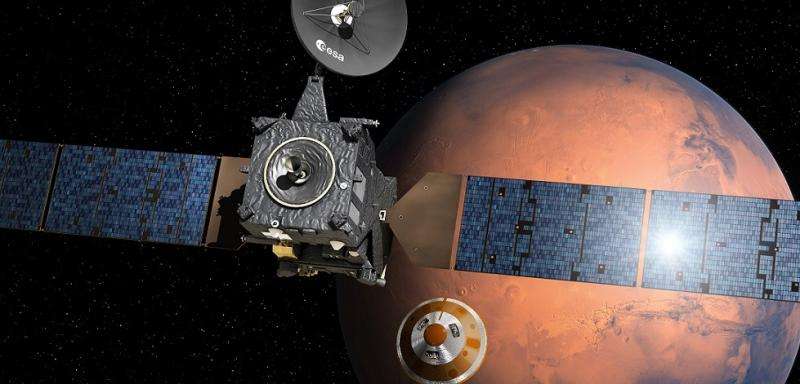 Europe’s ExoMars mission arrives in the middle of dust season