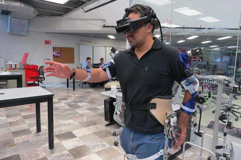 Exoskeleton for rehabilitation of specific body parts