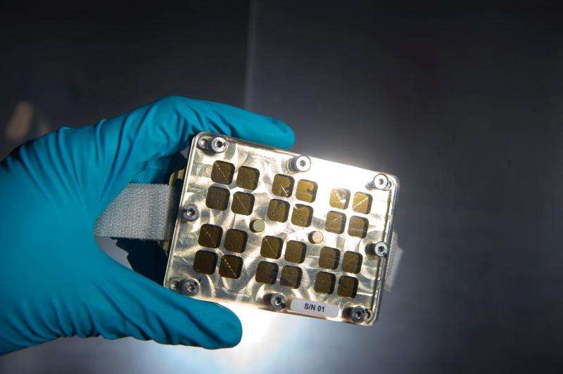 Experiment to investigate antibacterial properties of materials in space
