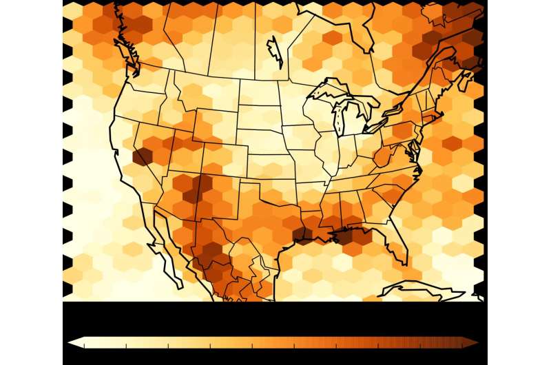 Extreme downpours could increase fivefold across parts of the US